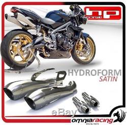 Hp Corse Hydroform 2 Pot Dechappement Acier Triumph Street Triple