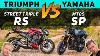 2024 Yamaha Mt09 Sp Vs Triumph Street Triple Rs Triple Showdown