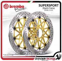 2 Front Brake Discs Brembo Supersport 310mm Triumph Street Triple 675 / R 2013