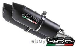 2 Silent Gpr Furore Alu Black Triumph Street Triple 675 2007/2012