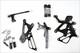 Adjustable Rear Pilot Footpegs Aftermarket Triumph Street Triple 675 09