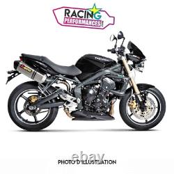 Akrapovic Silent Slip-On Exhaust Triumph Street Triple 675 2007-2012
