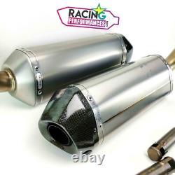 Akrapovic Silent Slip-On Exhaust Triumph Street Triple 675 2007-2012