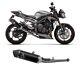Arrow Exhaust Silencer Veloce Black Aluminum Triumph Street Triple 765 2020 2023