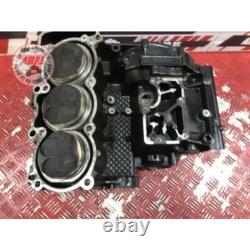 Bare engine block with piston Triumph 675 Street Triple 2007 to 2010
