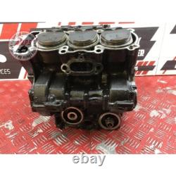 Bare engine block with piston Triumph 675 Street Triple 2007 to 2010