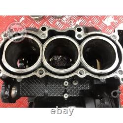 Bare engine block with piston Triumph 675 Street Triple 2007 to 2010