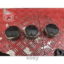 Bare engine block with piston Triumph 675 Street Triple 2007 to 2010