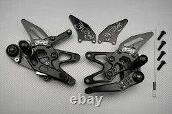 Black Rearsets Racing Controls TRIUMPH Street Triple R RX 675 L67LR 2013-2017