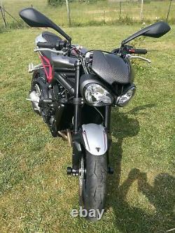 Bullet Triumph Street Triple S Rs 765 2017 2018 2019 100% Brilliant Twill Carbon