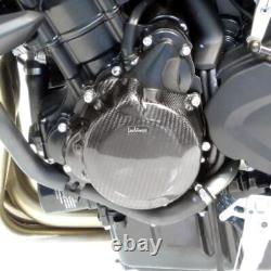 Carbon alternator cover for Leovince for Triumph 675 Street Triple motorcycle