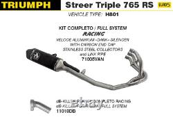 Complete Line Arrow Racing Triumph Street Triple 765 Rs 2023 71005van+11018db