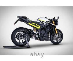 Complete ZARD Racing Stainless Steel Exhaust System for Triumph Street Triple 765 2023 2024