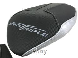 DESIGN SEAT COVER Compatible with TRIUMPH STREET TRIPLE 765 R? 17 HSD5748