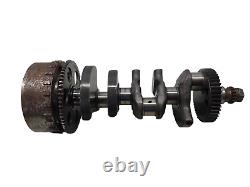 Engine Crankshaft + Flywheel with Rust Spots Triumph Street Triple