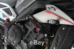 Evotech Protection Chassis Buffers Radiated Triumph Street Triple Rs 765 2017-2018