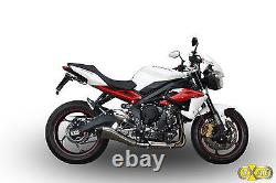 Exan X-black Evo Stainless Triumph Street Triple 2013/16 T867co-i