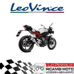 Exhaust Pipe Leovince LV Pro Stainless Steel Triumph 765 Street Triple 2018 Legal