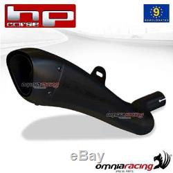 Exhaust Pot HP Corsica Hydroform Black Approved Triumph Street Triple 132015
