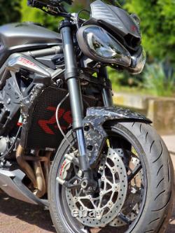 Fender Mudguard Triumph Street Triple 765 Rs 2021 2022 2023 2024 Carbon Forge