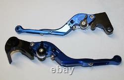 Foldable Levers Brake Clutch Triumph Street Speed Triple Daytona R Blue