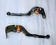 Foldable Levers Brake Clutch Triumph Street Triple 2007 2008 2009 Black Gold