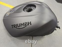 Genuine Triumph Street Triple 675 / R / Rx Mat Graphite Used Tank in Very Good Condition