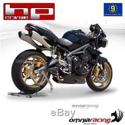 HP Corsica Hydroform Exhaust Pipe Slip Approved Triumph Street Triple 2009