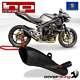 Hpcorse Exhaust Pipe Hydroform Black Approved Triumph Street Triple 072012
