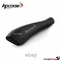 Hpcorse Hydroform Corsa Stainless Exhaust Black Racing Triumph Street Triple 2008