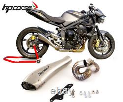 Hpcorse Hydroform Steel Exhaust Triumph Street Triple 2007-2012
