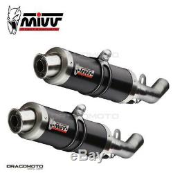 In Muffler Triumph Street Triple 2007 2008 Black Gp MIVV