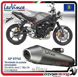 Leovince Gp Style 2 On Exhaust Triumph Street Triple 675 20072012 Pot