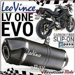 Leovince LV One Evo Carbon Exhaust Pipe Triumph Street Triple 675 R 2011