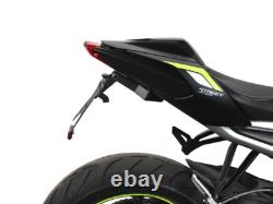 License Plate Bracket TRIUMPH Street Triple 765 2017-2025 Black + SEPTAR Reflector