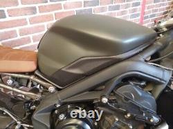 Matte Carbon Underseat Caches Triumph Street Triple 2013 2014 2015 2016