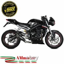 Mivv Triumph Street Triple 660 S 2018 Motorcycle Exhaust X-M5 Black