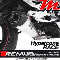 Muffler Pot Exhaust Remus Race Mat Stainless Triumph Street Triple 765 R 2017
