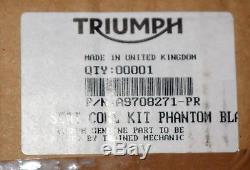 New Phantom Black Triumph Saddle Cover Street Triple 675 / R 2013/2016