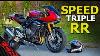 New Triumph Speed Triple Rr First Ride