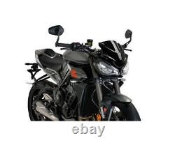 PUIG Windshield 21592N NAKED NG SP TRIUMPH STREET TRIPLE 765 R/RS 2020 2024 BLACK