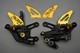 Pair Of Avdb Gold Rearset Controls For Triumph Street Triple 765 Rs 2017-25