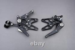 Pair of AVDB Gold Rearset Controls for TRIUMPH STREET TRIPLE 765 RS 2017-25