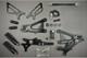 Pair Of Black Rearset Foot Controls For Triumph Street Triple 675 2008-10