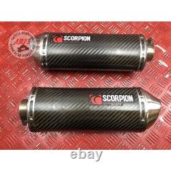 Pair of Scorpion Exhaust Silencers Triumph Street Triple 675 2011-20