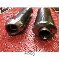 Pair of Scorpion Exhaust Silencers Triumph Street Triple 675 2011-20