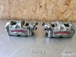 Pair of front Brembo M50 brake calipers for Triumph Street Triple 765 RS 2017