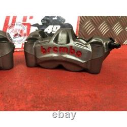 Pair of front brake calipers for Triumph 765 Street Triple RS 2017 to 2019.