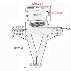 Plate Holder + 4x Flashlights For Triumph Street Triple / R / Rs / Rx / S Kx4