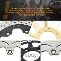Pr Triumph STREET TRIPLE R 675 2009-2012 DAYTONA Front Rear Brake Discs